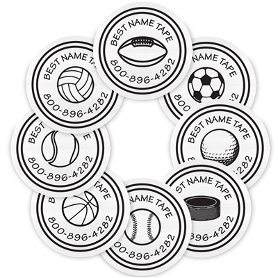 WHITE SPORTS - CIRCLE PERFORMANCE LABELS