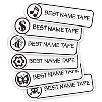 WHITE LOGOS - RECTANGLE PERFORMANCE LABELS