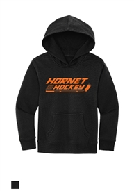 YOUTH District  Fleece Hoodie -Large Hornet on the back