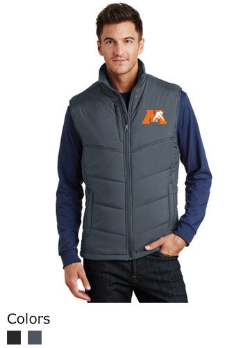 MENS- Port Authority Puffy Vest-Embroidered M