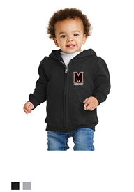 Toddler- Port & CompanyÂ® Toddler Core Fleece Full-Zip Hooded Sweatshirt