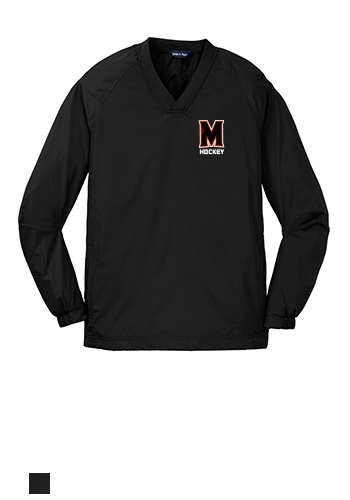 YOUTH Sport-TekÂ® V-Neck Raglan Wind Shirt