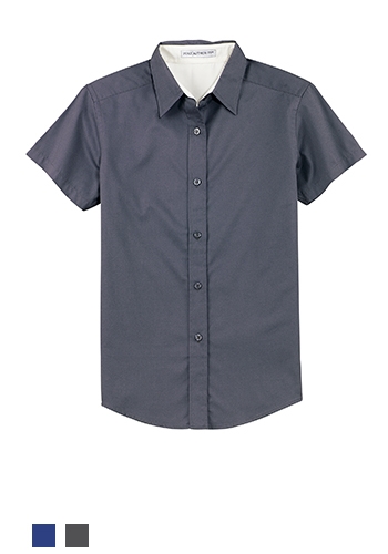 Port AuthorityÂ® Ladies Short Sleeve Easy Care Shirt