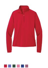 Sport-TekÂ® Ladies Sport-WickÂ® Stretch 1/4-Zip Pullover