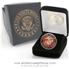 Marine Corps Lapel Pin, USMC Seal Lapel Pin, Semper fi, Quality upgraded clutch, in custom White House Gift Shop jewelry box.