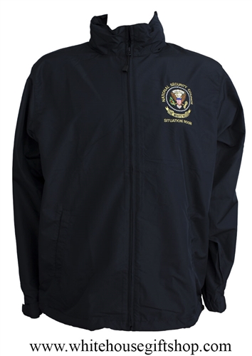 The White House National Security Council Situation Room Windbreaker, Navy Blue