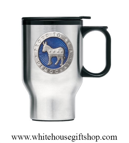 Hertiage Pewter Democrat Mug