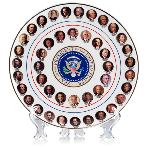 All Presidents China Plate