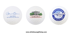 Obam, White House, Air Force One Golf Balls