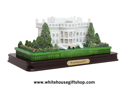 White House Acrylic Model on Base, from Official White House Gift Shop, Est. 1946