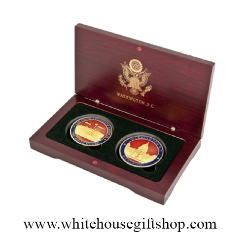 Capitol & White House Coin Set