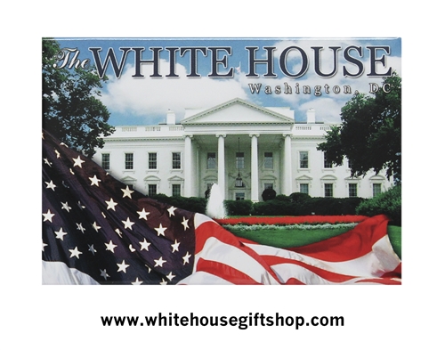 U.S. Flag Magner with White House