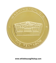 Pentagon Gold Challenge Coin