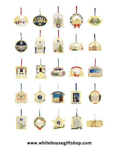 Complete White House Ornament Collection Compare with White House Historical Association