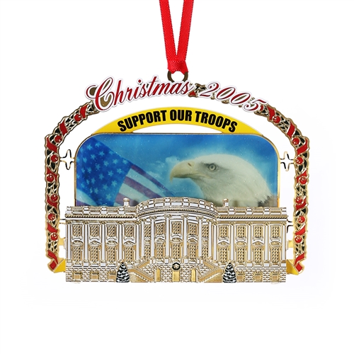 2005 White House Ornament Support Our Troops
