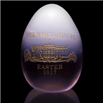 2017 White House Crystal Glass Easter Egg