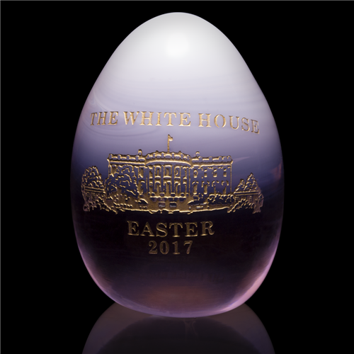 2017 White House Crystal Glass Easter Egg