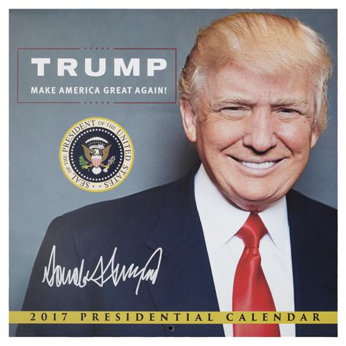 President Donald Trump 2017 Calendar with 100 Photographs