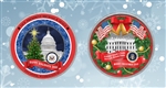 2018 and 2019 Greetings from the White House Coin with President Trump, Melania Trump, Vice President Pence and Karen Pence. President Coins From Official White House Gift Shop Secret Service Store Gifts, Coins, Ornaments Collection.