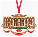 2022 White House Historical Association Ornament: White House Gingerbread House,  Made in USA!