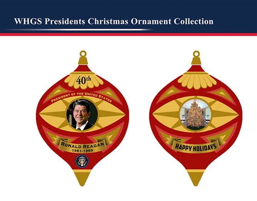 2023 Official White House Ornament President Ronald Reagan