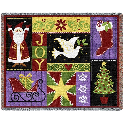 Holiday Joy Throw Blanket SALE