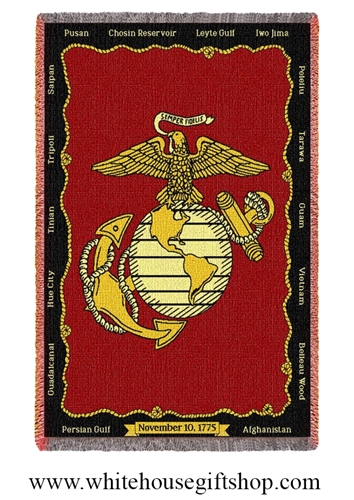 USMC Marine Corps Blanket & Throw