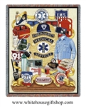 Emergency Medical Services Commemorative Blanket & Throw, Made in America