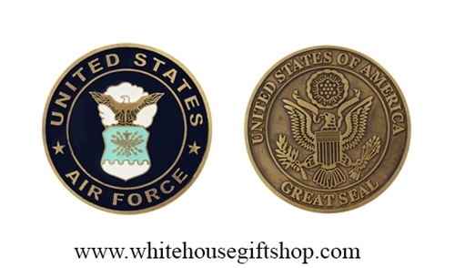 U.S. Air Force Challenge Coin 1.75 Inch Diameter