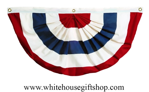 American Flag Pleated Full Fan