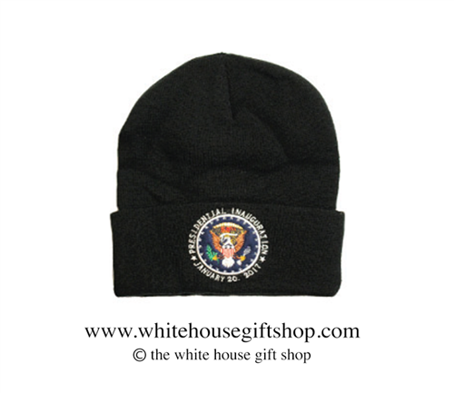 Donald Trump Presidential Inauguration Beanie, Seal of the President with Inauguration Date