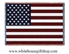 American Flag Mini Lap all Luxury Cotton Blanket throw, made in the USA, from  Official White House Gift Shop
