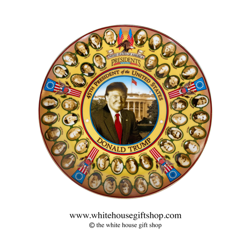 All Presidents China Plate