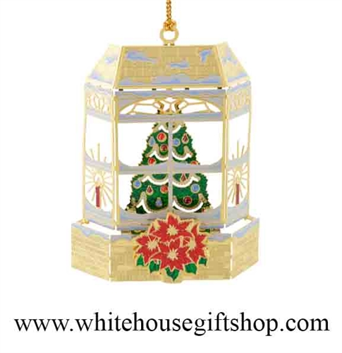 Christmas Window White House Gift Shop Ornament