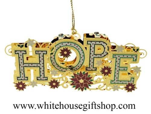 Hope 3D White House Ornament