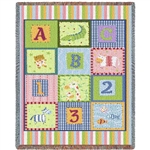 Favorite kids colors, Baby blanket throw from White House Gift Shop