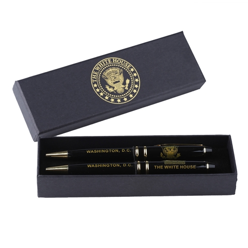 President Pen Set Gold, Blue