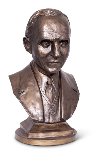 Henry Ford Bronze Patina 12" Statue