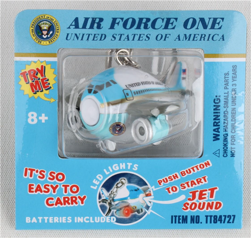 AIR FORCE ONE KEYCHAIN W/LIGHT & SOUND