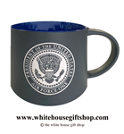 Air Force One 15 ounce, large Bistro Mug, Cup, etched in America, United States Eagle, Quality Mugs From The Official White House Gift Shop.