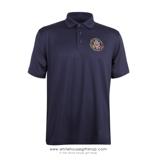 Air Force One Presidential Crew Polo, Navy Blue
