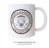 President of the United States Air Force One Coffee Mug, Presidential Joseph R. Biden Coffee Mug, Designed at Manufactured by the White House Gift Shop, Est. 1946. Made in the USA