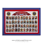All President Magnets, Made in the USA, all 45 Presidents portraits including Trump and Obama, quality 2 1/2 by 3 1/2 inches from original official  White House Gift Shop since 1946 by President Truman, Washington, D.C.