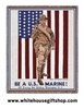 Be A Marine Throw Blanket
