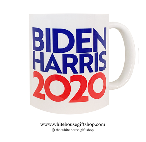 Biden Harris 2020 Presidential Campaign Coffee Mug, Designed at Manufactured by the White House Gift Shop, Est. 1946. Made in the USA