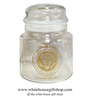 White House Candy Jar, Presidential Seal, President Eagle official authentic Glassware