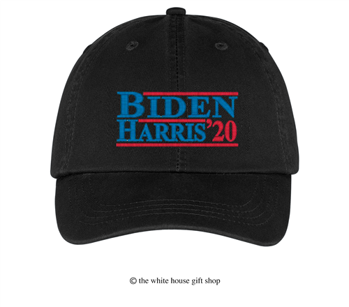 Joseph R. Biden and Kamala Harris 2020 Hat in Black, 44th President of the United States, 46th President of the United States, Official White House Gift Shop Est. 1946 by Secret Service Agents