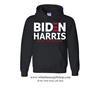 46th POTUS Joseph R. Biden & VPOTUS Kamala Harris Hooded Sweatshirt in Black
