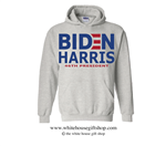46th POTUS Joseph R. Biden & VPOTUS Kamala Harris Hooded Sweatshirt in Grey