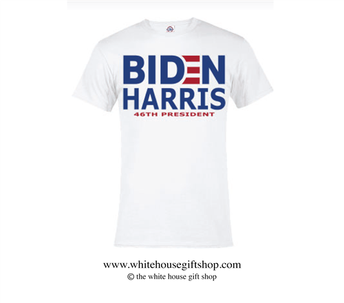 46th POTUS Joseph R. Biden & VPOTUS Kamala Harris White T-Shirt